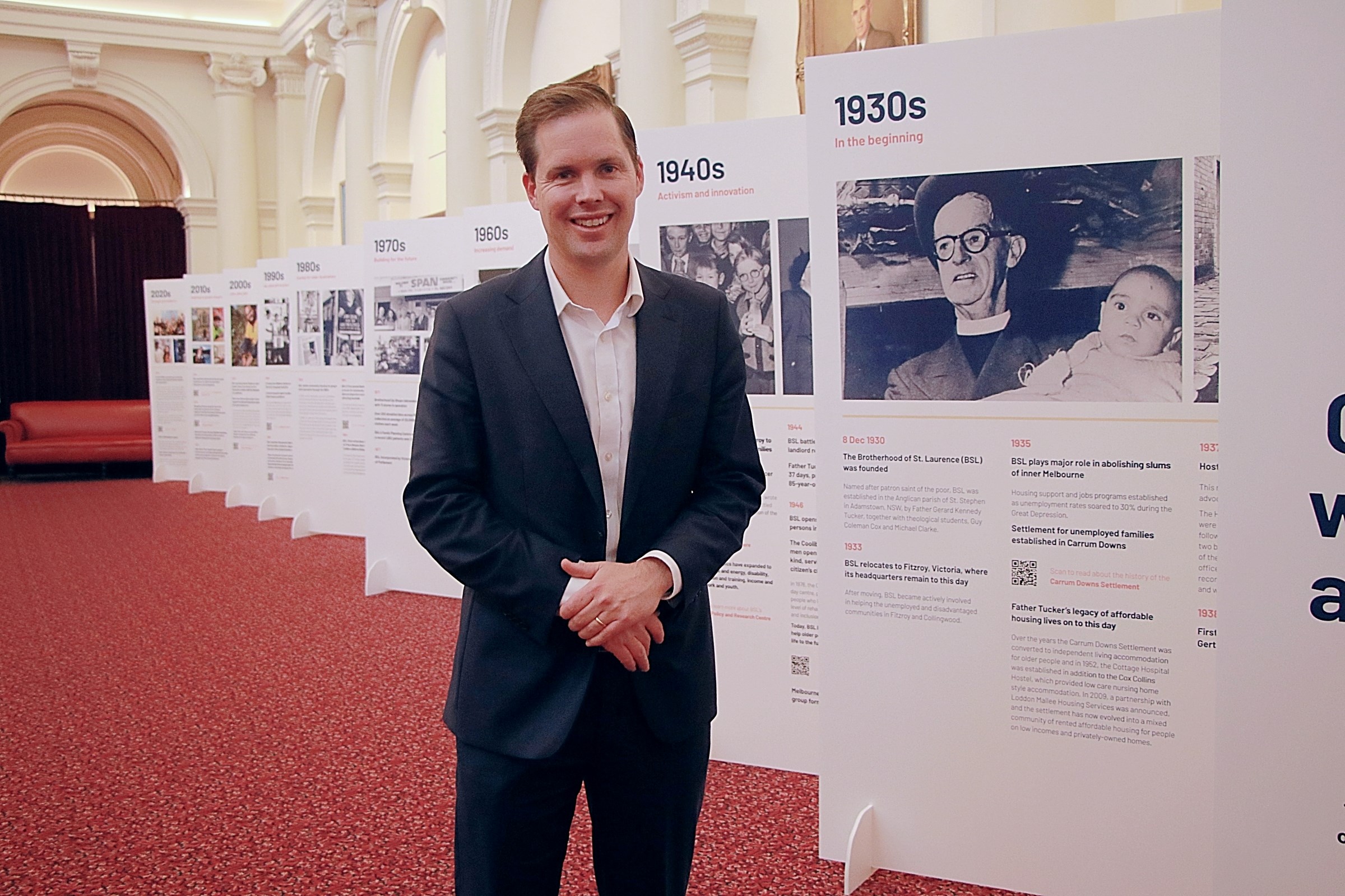 Exhibition highlights decades of help for Victorians in need 