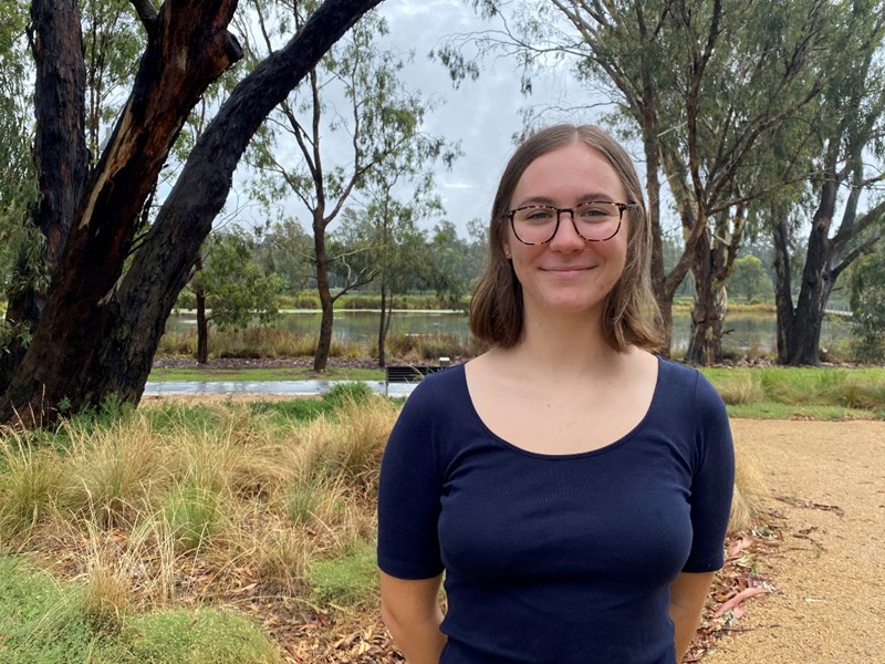 The Victorian Parliament's first regional youth associate Lydia Reiske, originally from Gippsland and now based in Shepparton.