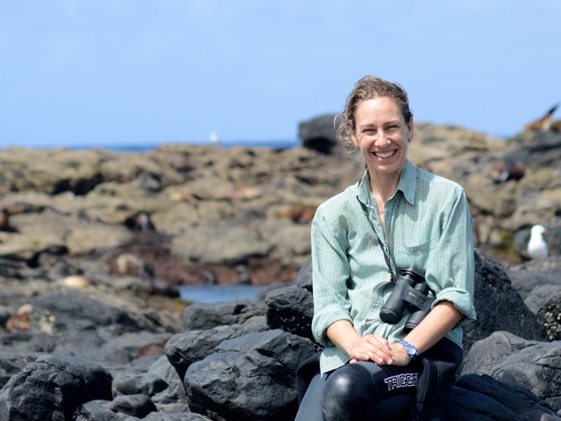 Dr Rebecca McIntosh spoke about the SealSpotter Challenge for the STEM and Society series.