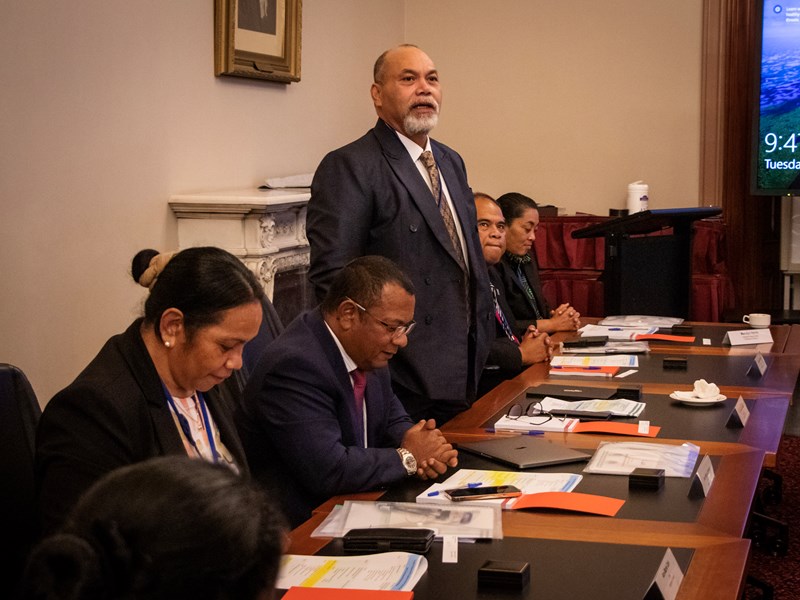 Nauru Parliament's Deputy Speaker Lionel Aingimea thanked the Victorian Parliament for its ongoing cooperation.