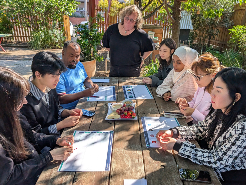 'Your Voice in Democracy' project underway at Carlton Neighbourhood Learning Centre.