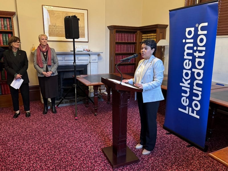Eden Foster, Member for Mulgrave, shares her experience with diagnosis and treatment of blood cancer.