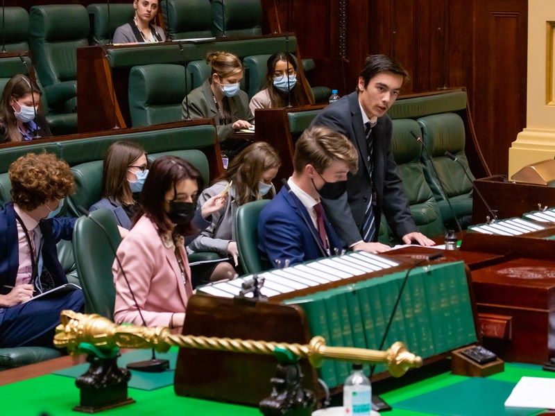 Youth Parliament passes 18 bills for change