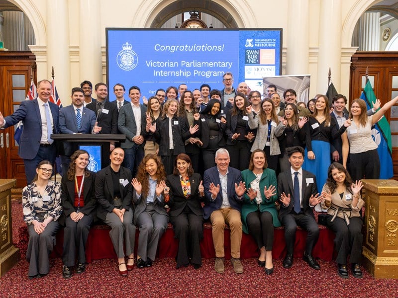 Parliamentary interns were joined by Members of Parliament at their graduation ceremony.